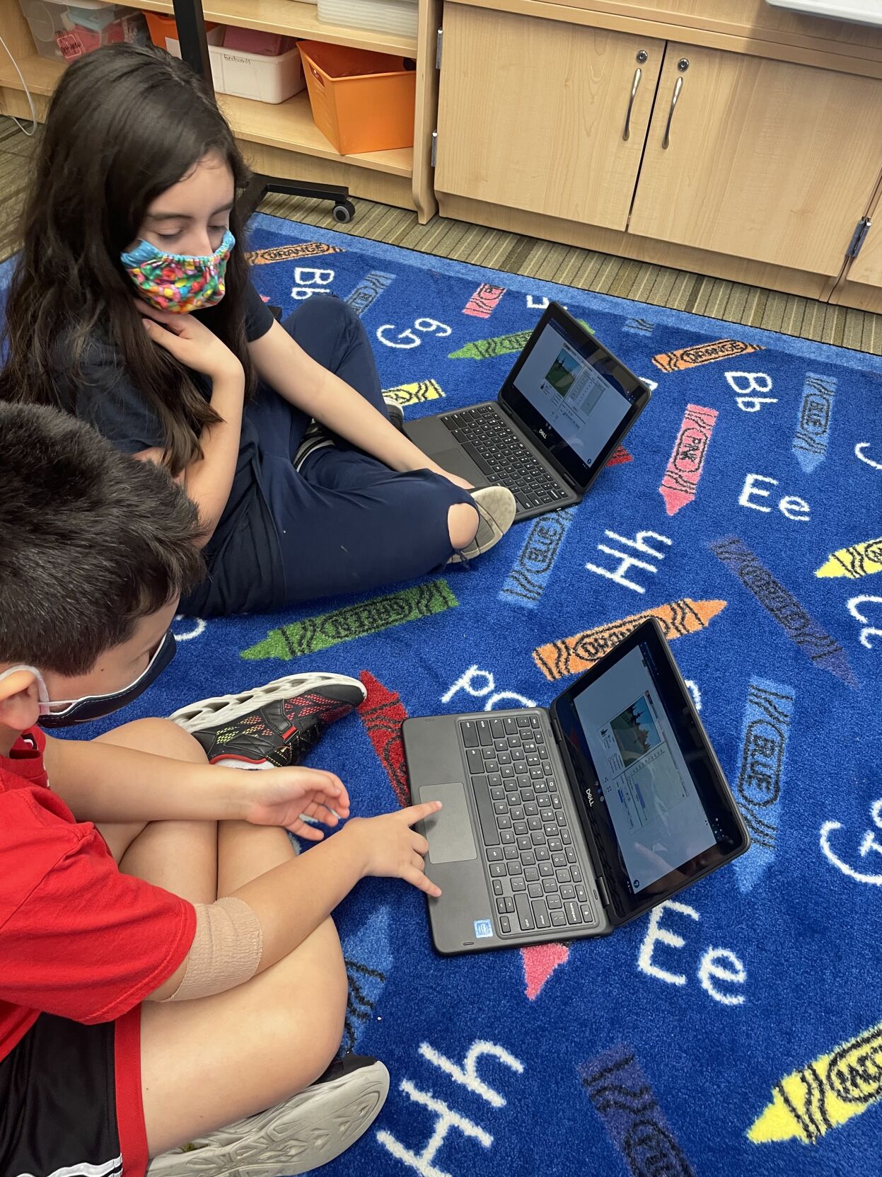 Gizmos being used by students